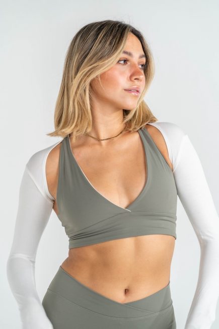 2in1 SPORTSBRA Laurel / Ivory